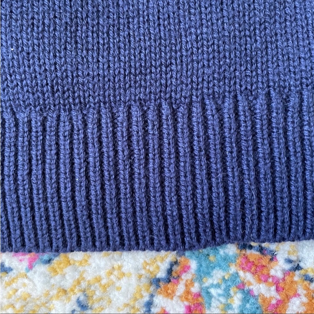 Sezane Orion Navy Wool-Knit Jumper - Picture 7 of 12